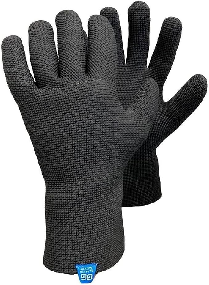 Glacier Glove Men's Ice Bay Waterproof Fleece-Lined Blind Stitched Neoprene Gloves | Seamless Palm with Sharkskin Texture