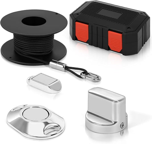 Wire Fishing Tools, Fish Tape Wire Puller Kit, Magnetic Cable Puller,Pulls Electrical Wire Behind Walls, Suitable For Indoor, Garden, Renovation, And Electrician Scenarios (Argent)