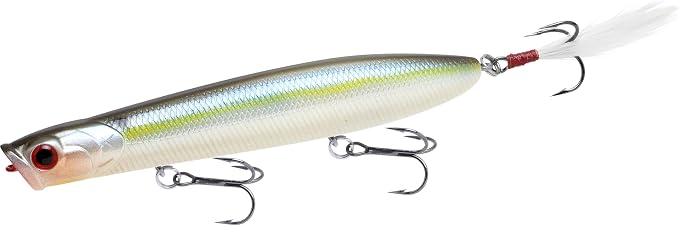 LUCKY CRAFT Gunfish 117 Freshwater Fishing Lures, Top Water Fishing Gear for Trout and Bass Fish, Spooks Cupped Mouth Walker, Long Casting Treble Hooks, Fish Accessories for Tackle Box