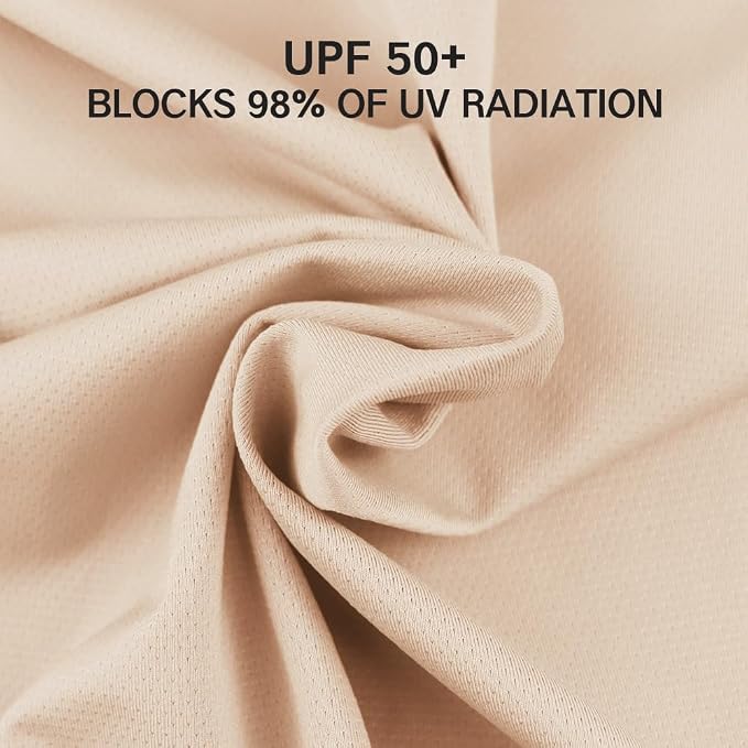 Unisex UV Protective Fingerless Gloves UPF 50+ Summer Sun Glove for Outdoor Fishing Cycling Hiking Driving Kayaking