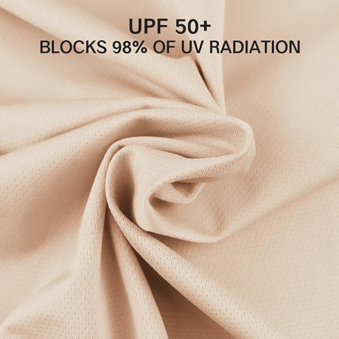 Unisex UV Protective Fingerless Gloves UPF 50+ Summer Sun Glove for Outdoor Fishing Cycling Hiking Driving Kayaking