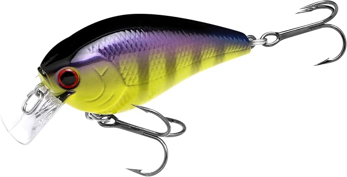 LUCKY CRAFT LC 1.5 Silent Squarebill Crankbait Fishing Lure, 2-3/8", Bass Fishing Lures for Freshwater, Hard Crankbait with Treble Fishing Hooks, Fishing Accessories