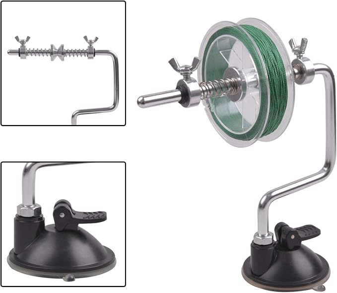 Fishing Line Spooler Winder, Adjustable Fishing Reel Spooler Spooling Station for Spinning Casting Reels