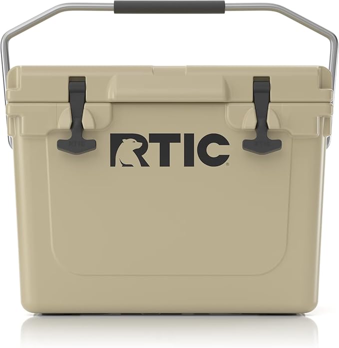 RTIC Ultra-Tough Cooler, Hard Insulated Ice Chest Box for Beach, Drink, Beverage, Camping, Picnic, Fishing, Boat, Barbecue