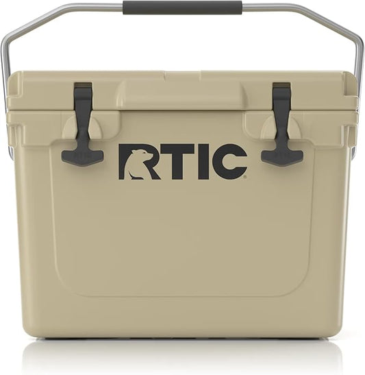 RTIC Ultra-Tough Cooler, Hard Insulated Ice Chest Box for Beach, Drink, Beverage, Camping, Picnic, Fishing, Boat, Barbecue