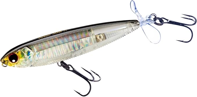 Yo-Zuri 3DB Prop Floating Lure, Prism Shad, 3 1/2-Inch