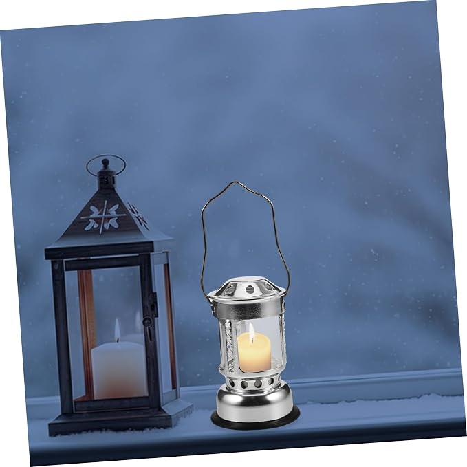 Happyyami Portable Outdoor Camping Lights Rustic Style Aluminum Alloy Emergency Candle Lantern Night Fishing Lantern