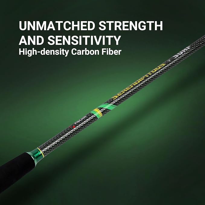 Fiblink 2-Piece Surf Spinning/Casting Fishing Rod, Carbon Fiber Fishing Rod(8’/8’6”/9’)