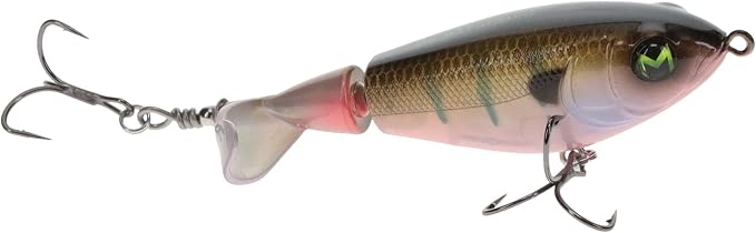 Lew's Mach Baits Patroller Propeller Bait Fishing Lure, Topwater Propeller Bait, Rotating Tail Section, Sound Chamber