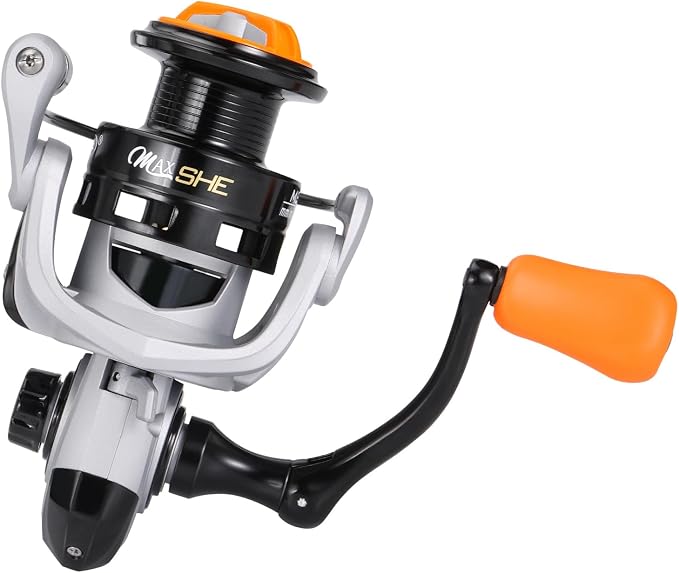 Sougayilang Fishing Reel, Ultralight Spinning Reels with Graphite Frame 5.2:1 High Speed for Saltwater or Freshwater Fishing
