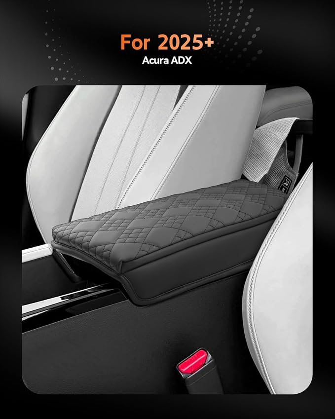 CDEFG for 2025 2026 Acura ADX Center Console Cover Armrest Box Cover for ADX Accessories Console Arm Rest Protector Thickened