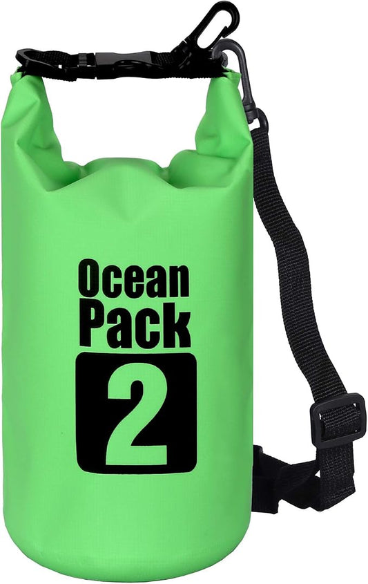 2L/3L/5L/10L/15L/20L/30L 500D Tarpaulin Heavey-Duty PVC Water Proof Dry Bag Sack for Kayaking/Boating/Canoeing/Fishing/Rafting/Swimming/Camping/Snowboarding