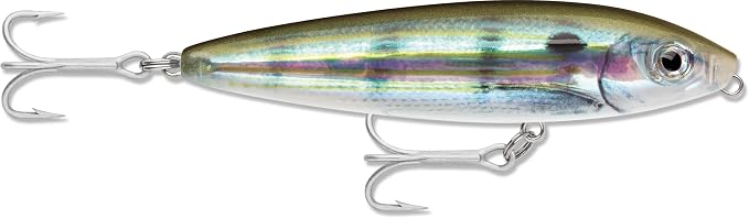 Rapala Skitter Walk Topwater Walking Bait, Surface Hard Bait, Bass Fishing Lure, Walk the Dog Action, 3-1/8", Pinfish