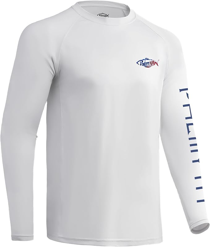 Palmyth Fishing Shirts for Men Long Sleeve UPF 50+ T Shirt Sun Protection Tee