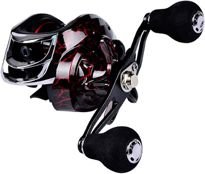 Baitcasting Reels, 7.1:1 Gear Ratio Ultra Smooth Aluminum Spinning Fishing Reel with 10 Magnetic Braking System, 22LB Carbon Fiber Drag, 18+1 Ball Bearings Anti-Corrosion Baitcaster Reel