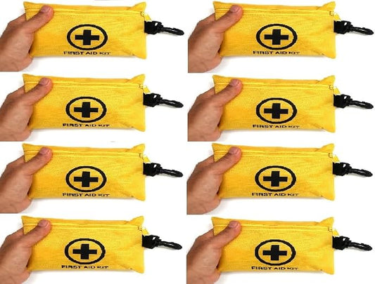 Galaxylense 151 Pcs First Aid Kits Small for Survival Emergency Trauma Military Tactical Medical School Office Home Hunting Camping Hiking Traveling Fishing IFAK EMT Bag Multi Selection (8 Sets)