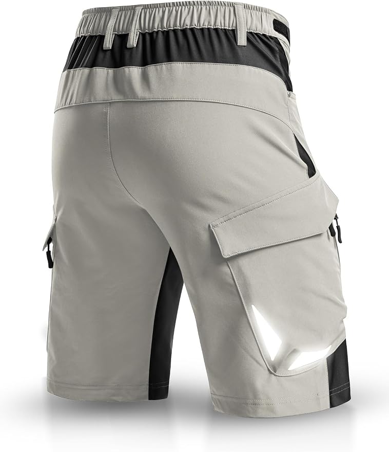 XKTTAC Men's Outdoor Quick Dry Lightweight Stretchy Shorts for Hiking, Tactical, Camping, Travel with 6 Pockets