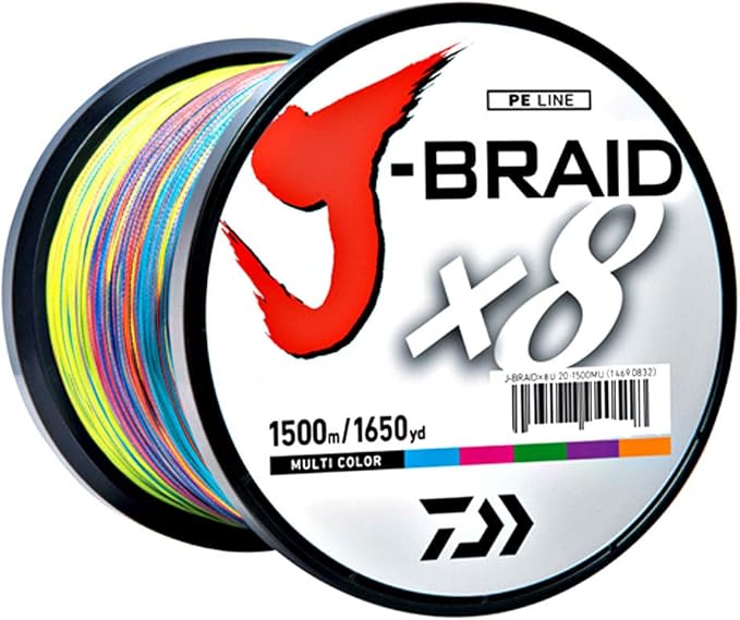 Daiwa J-Braid 300M 8-Strand Woven Round Braid Line