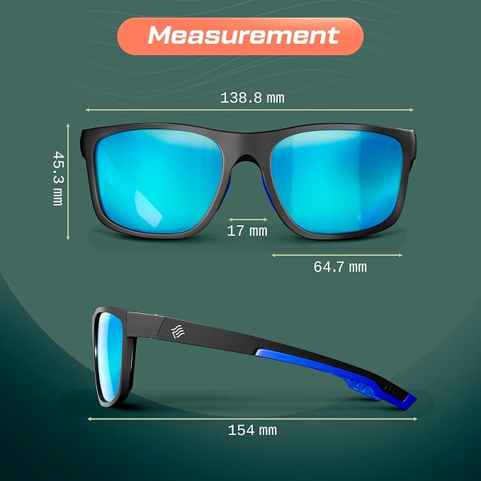 ANCHOR Floating Polarized Fishing Sunglasses for Men and Women Lightweight UV400 sport for Driving Cycling Running