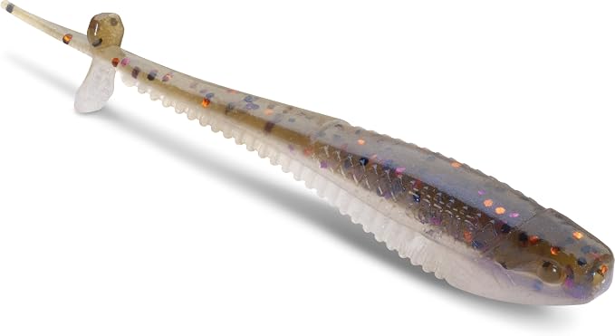 CrushCity Mooch Minnow Soft Plastic Minnow Bait, Natural Profile for Drop Shot, Jig Head & Multi-Species Fishing