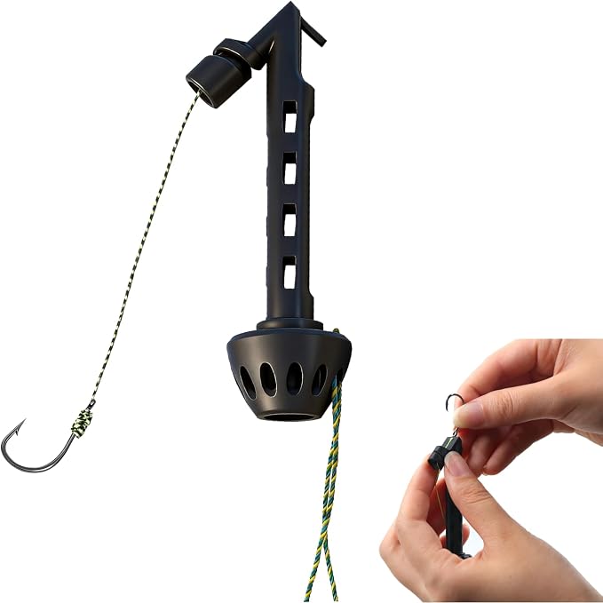 Fly Fishing Magnetic Fly Threader Tool for Small Hooks & Fine Tippet, Magnetic Hook Threader Knot Assist