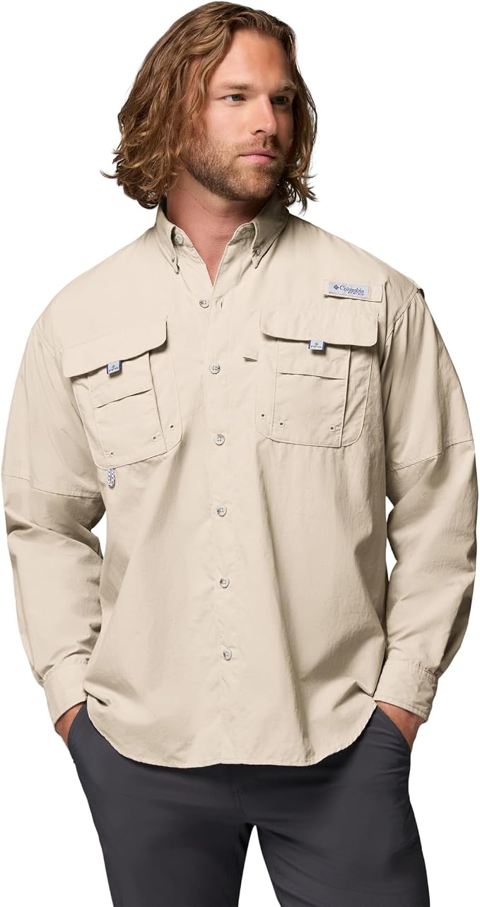 Columbia Men's PFG Bahama II Long Sleeve Fishing Shirt