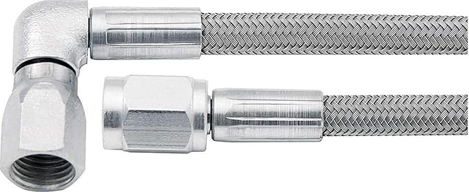 Allstar Performance ALL46302-6 6" #3 Braided Steel Lines With -3 Ends