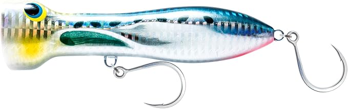 Nomad Design Chug Norris Topwater Popper Lure Collection – Floating Offshore Saltwater Surface Fishing Plug - Durable HD Body for Big Game - Realistic Splash & Erratic Action