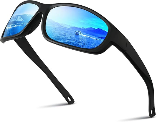 Polarized Sunglasses for Men and Women - Running Glasses UV Protection for Fishing Running Cycling Driving