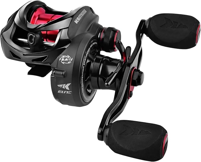 KastKing Speed Demon Elite Fishing Reel, World's Fastest 10.5:1 Gear Ratio/Deadbolt Baitcasting Reel, 10+1 Shielded Stainless Steel BB, CNC Lightweight Aluminum Frame, Available in Skipping Version