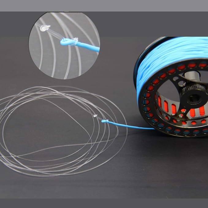 3 Pack Fluorocarbon Fly Leader 9FT 0x/1x/2x/3x/4x/5x/6x/7x Fluorocarbon Tapered Fly Fishing Leader.