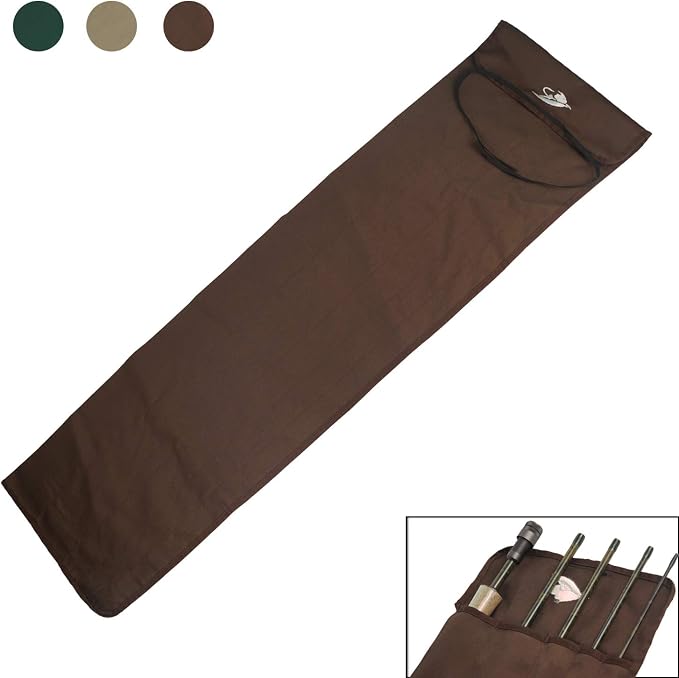 Aventik Fly Fishing Rod Bag Fishing Rod Sleeve Cover Pole Sock Glove Protector Bag Pouch with 5 Compartments
