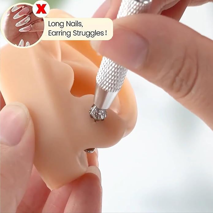 Uni-J Piercing Taper Ball Grabber Tool for Changing Jewelry - 14G 16G 18G 20G Threadless/Internal thread/External Thread Stretching Kit for Ear/Nose/Navel/Nipple/Lip/Eyebrow/Tongue