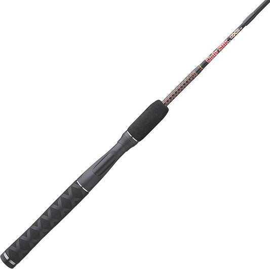 Ugly Stik 6’6” GX2 Spinning Rod, Three Piece Spinning Rod, 6-15lb Line Rating, Medium Rod Power, Moderate Fast Action, 1/8-5/8 oz. Lure Rating