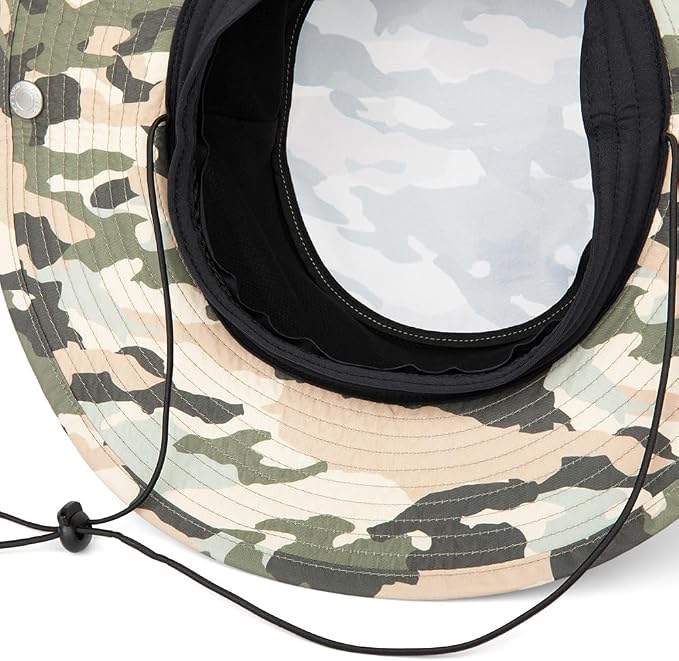 MISSION Cooling Bucket Hat - Unisex Wide-Brim Hat for Men & Women - Lightweight, Foldable & Durable - Cools Up to 2 Hours