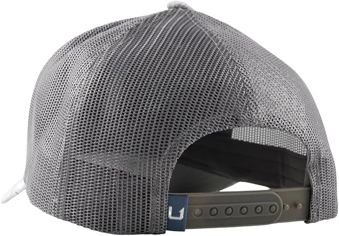 HUK Men's Trucker Hat, Anti-Glare Snapback Fishing Hat for Men