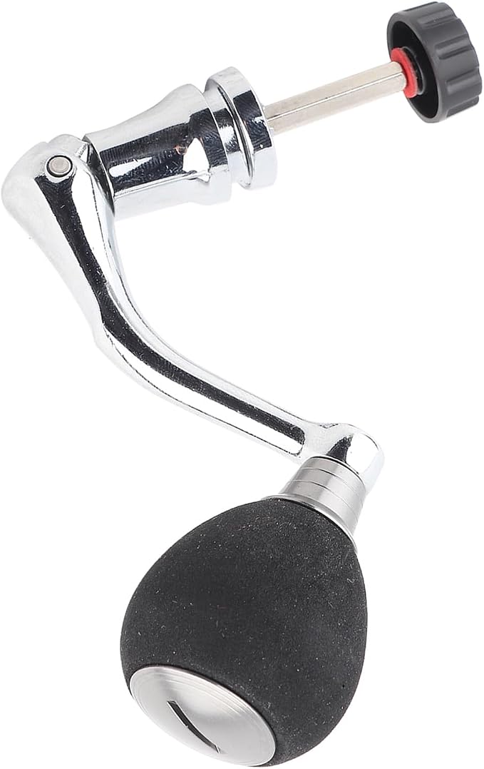 Ejoyous Fishing Reel Handle Replacement, Reel Replacement Power Handle, Metal Hex Trunk Rocker Arm Grip, Fishing Spin Reel Handle Grip Power Handle Reel Accessory