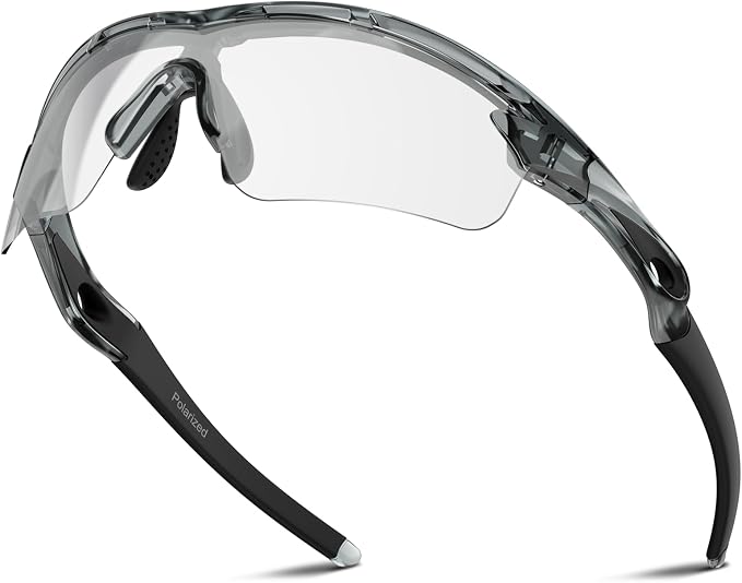 Rosemal Sports Sunglasses Polarized Cycling Sunglasses Running Driving Fishing Hiking for Men Women UV400 TAC TR90