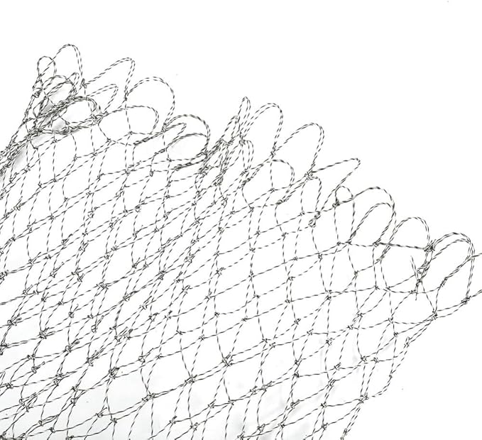 ‌Fishing Landing Net Replacement Nylon Mesh Catch & Release Net for Bass/Trout