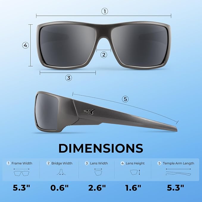 KastKing Iditarod Polarized Sport Sunglasses,PuriVex Protective Lens Coating Fishing Sunglasses For Driving Cycling Running