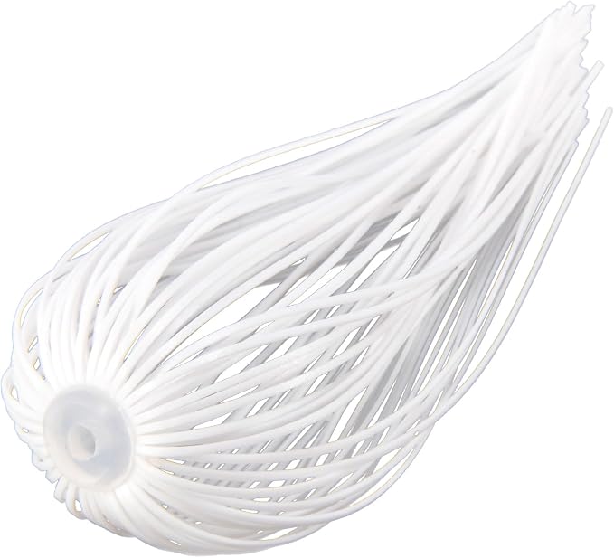 Dr.Fish 15 Pack Replacement Jig Skirts 88-Strands Silicone Fishing Umbrella Skirts Quick Change for Spinnerbaits Bass Jig Lures Making Accessories