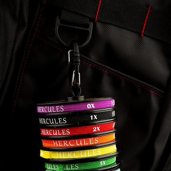 HERCULES Fly Fishing Tippet 3 Pack with Fly Tippet Holder, 55 Yards