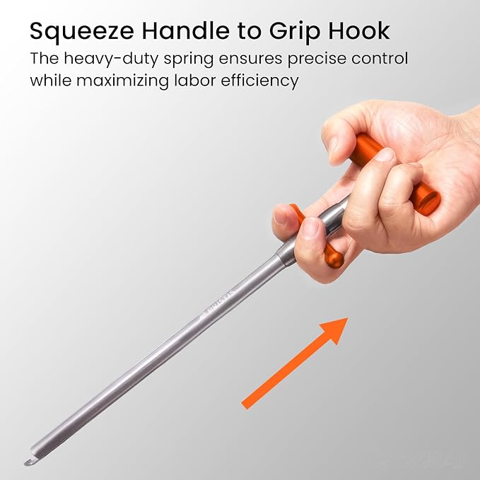 Pristis UTA III Metal Hook Remover Tool for Saltwater, Heavy-Duty Fishing Hook Removal Tool Extractor, Sturdy Stainless Steel Squeeze-Out Fish Dehooker Pliers Tackle Gear for Anglers, 13 inches