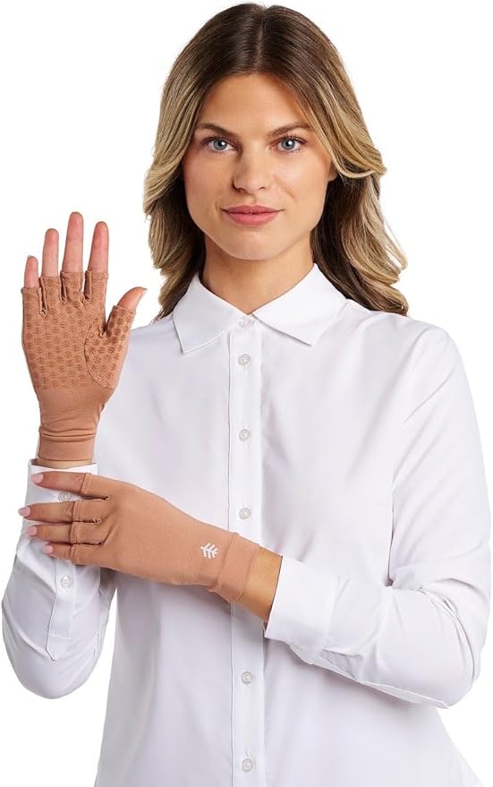 Coolibar Fingerless UV Sun Gloves - UPF 50+ Sun Protection - Ouray