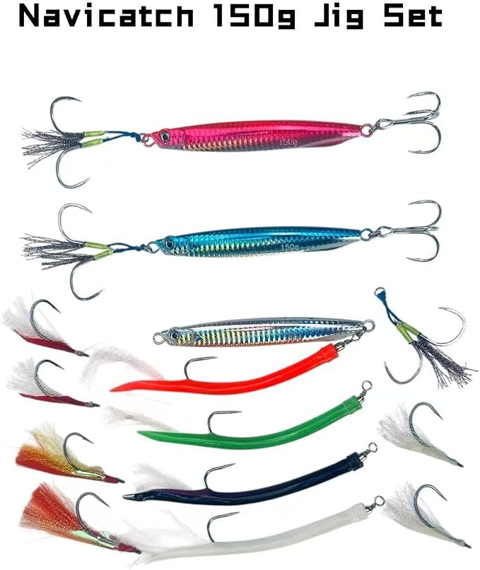 Saltwater Fishing Lures Fishing Jigs Fishing Spoons for Striped bass, Pompano, Spanish Mackerel ，Bluefish