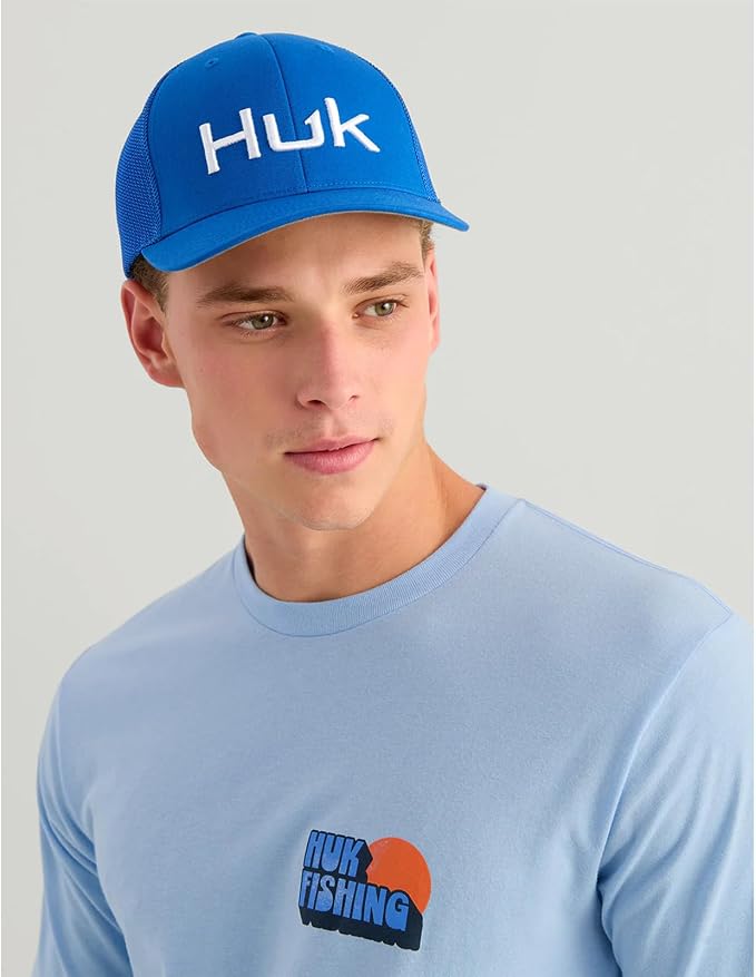 Mens Trucker Hat, Anti-Glare Snapback Fishing Hat for Men