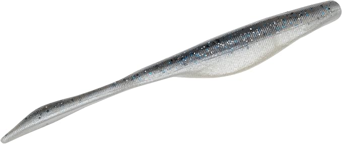 Strike King KVD Perfect Plastics Caffeine Shad Fishing Lure, Soft Plastic Jerkbait, Unique Air-Filled Bubble Tail, Heavy Salt, Coffee Scent