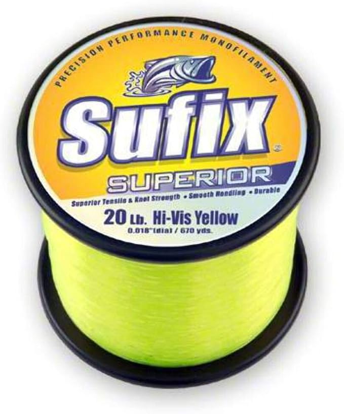 Sufix Superior Monofilament Fishing Line, 1/4 lb Spool