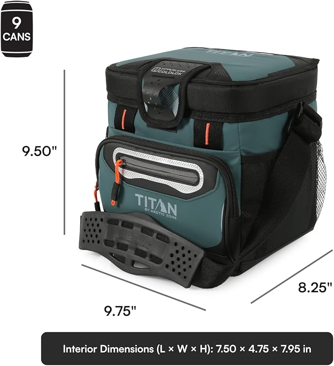 Titan by Arctic Zone Deep Freeze Cooler - Zipperless Hardbody Cooler - Deep Freeze Insulation, HardBody Liner, and SmartShelf