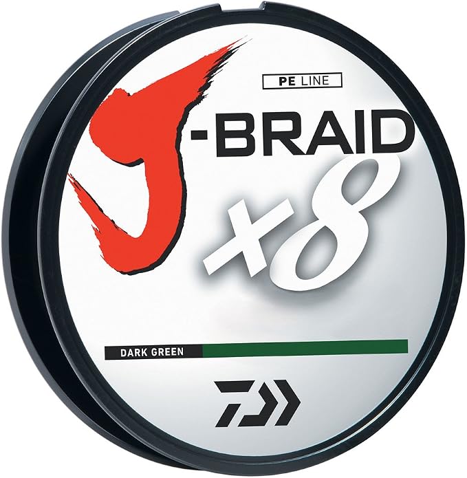 Daiwa J-Braid 300M 8-Strand Woven Round Braid Line